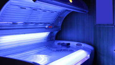 Fact or Myth?  Tanning booths are safe as long as they don’t contain UVB rays.